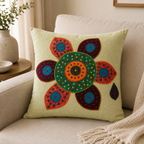 Handmade Decorative Applique Cushion Cover for Home Decor