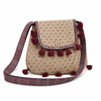 Indie Craft  Printed Ajrakh Sling Bag