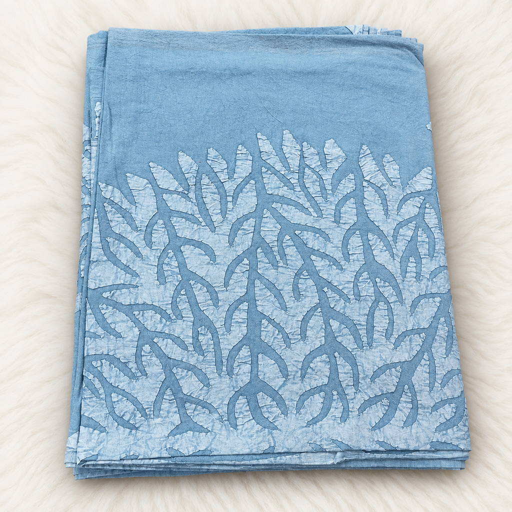 Sunlit Grove Tree Applique Bedsheet Set