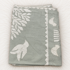 Sunlit Grove Tree Applique Bedsheet Set