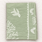 Sunlit Grove Tree Applique Bedsheet Set