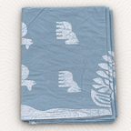 Sunlit Grove Tree Applique Bedsheet Set