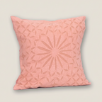 Blush Pink Hand Embroidered Cushion Cover