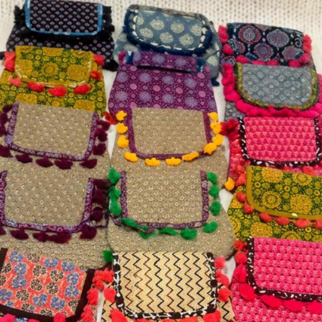 Indie Craft  Printed Ajrakh Sling Bag