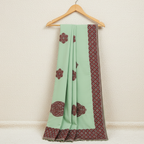 Mint Green Regal Applique Saree