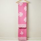 Pastel Petal Play Applique Cutwork Saree