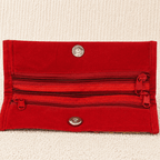 inside Red Floral Embroidered Ethnic Purse