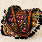 Royal Rajkothi Colorful Embroidered Black Bag