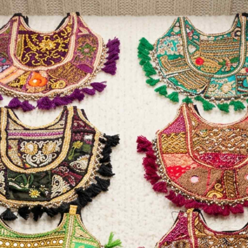 Royal Zari Embroidered Tote Bag