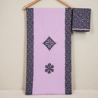 lavender applique suit set fabrics