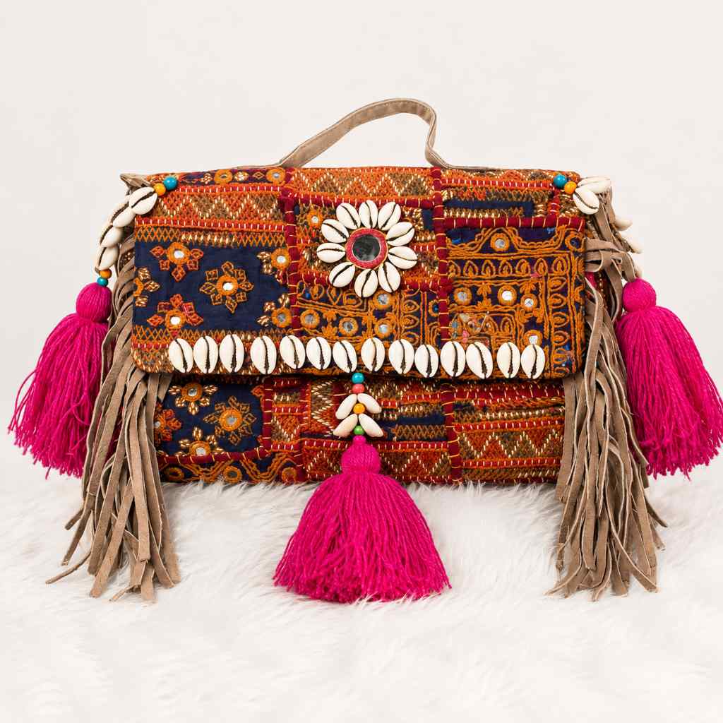 Tribal Charm Embroidered Banjara Bag for Women
