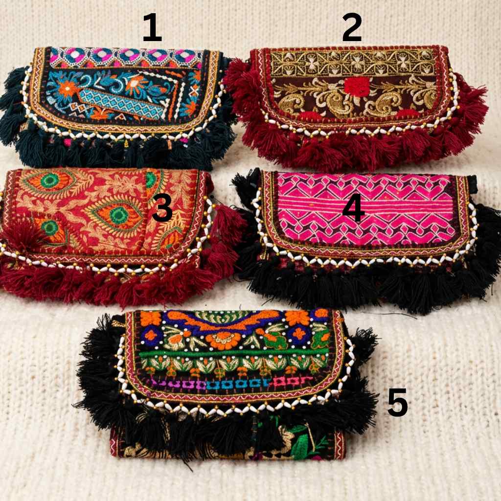 Vibrant Vibes Embroidered Sling Bag for Women