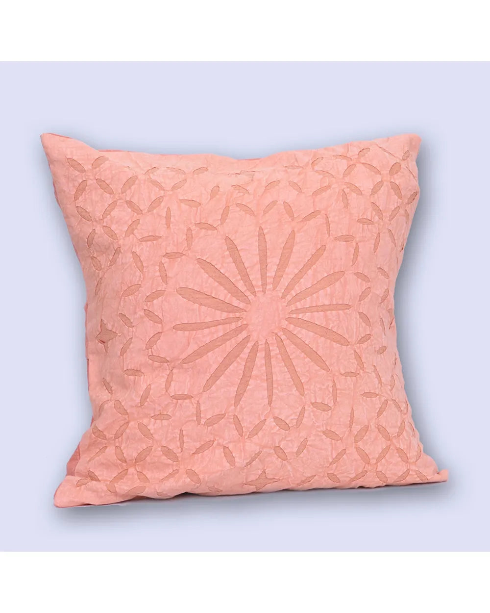 Peach Dawn – Sunburst Harmony Accent Cushion
