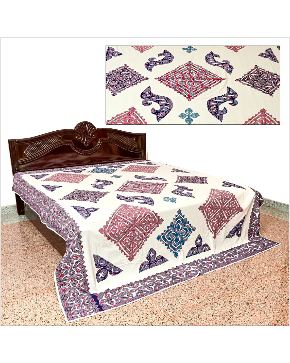 Paisley Reverie Regal Mosaic Bedspread Set