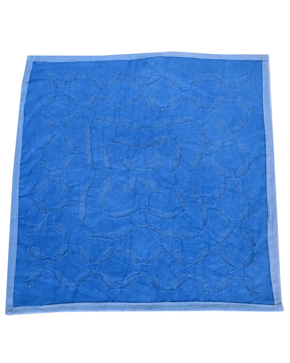 Pastel Harmony – Floral Appliqué Napkin