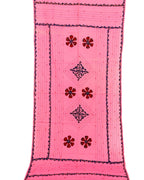 Blossom Reverie – Pink Folk Art Motif Dupatta