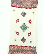 Heritage Majesty – Paisley & Peacock Tassel Dupatta