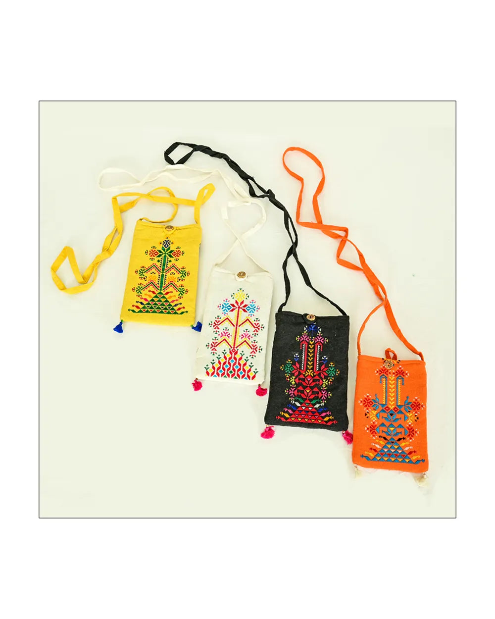 Embroidery Shoulder Pouch