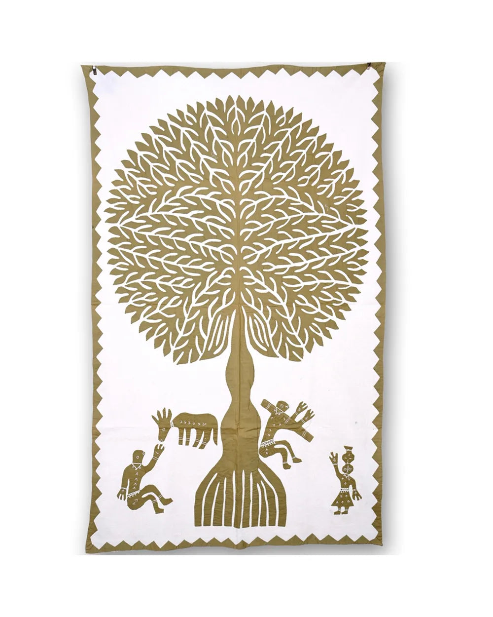 Village Story Tapestry wall hanging