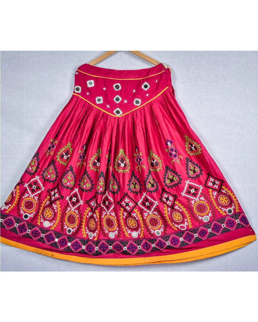 Fuchsia Splendor – Ethnic Jewel Embroidered Skirt