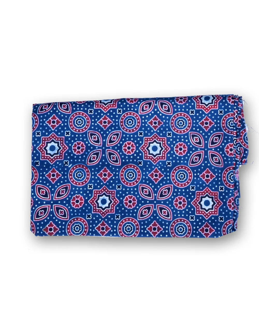 Midnight Mosaic – Geometric Starburst Art Saree