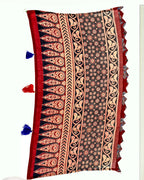 Heritage Majesty – Paisley & Peacock Tassel Dupatta