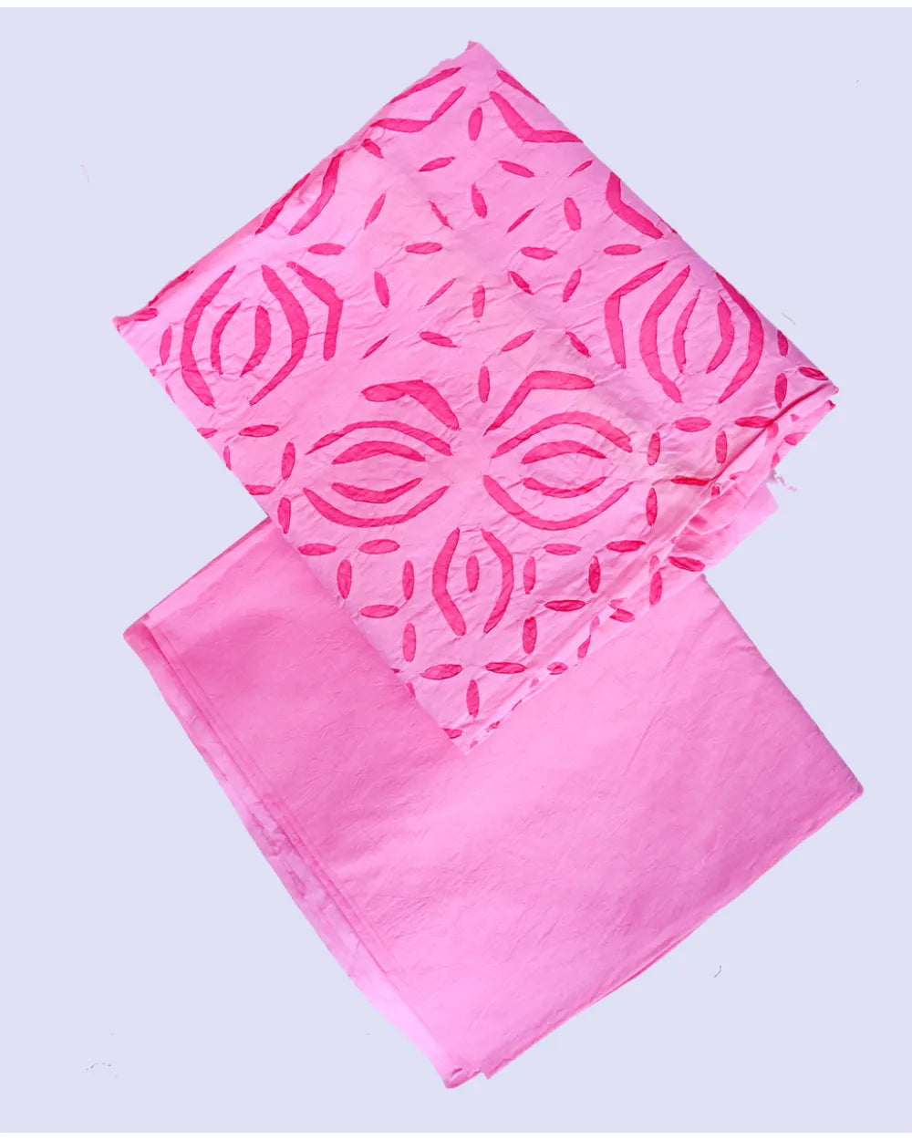 Rose Dream – Floral Lattice Appliqué Suit